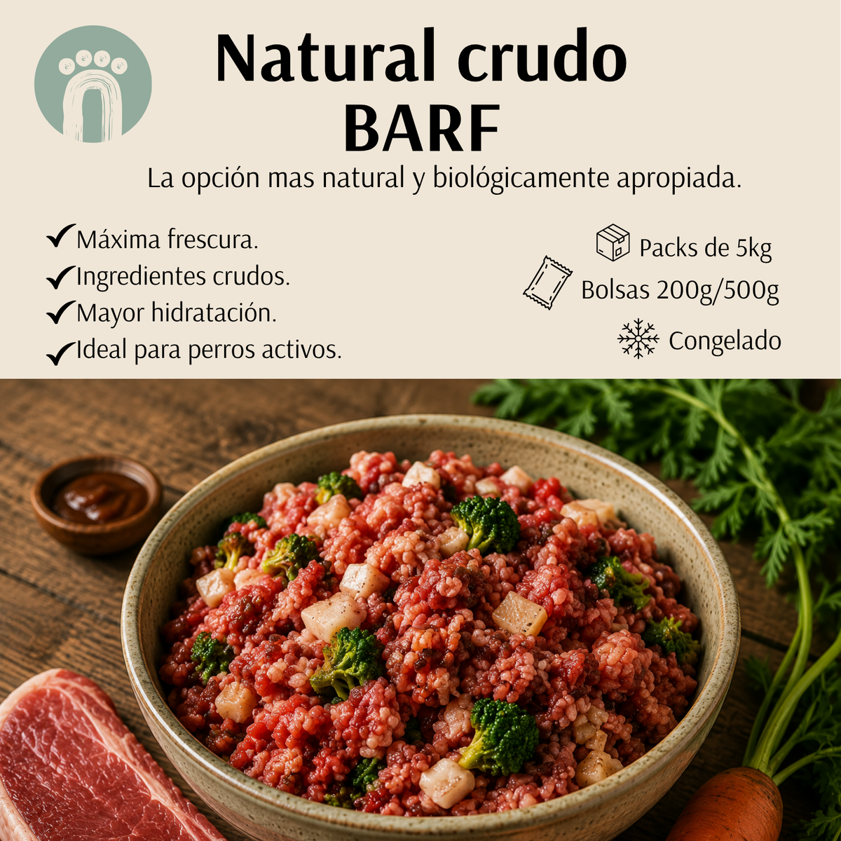 Recetas balanceadas Crudas BARF