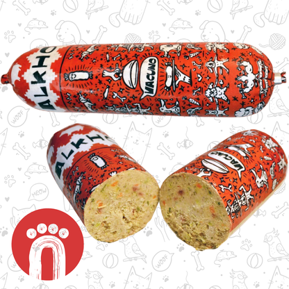 PACK 3,6kg  RECETA COCIDA VACUNO PERROS ALKHO