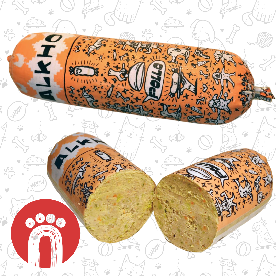 PACK 3,6kg  RECETA COCIDA POLLO PERROS ALKHO